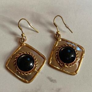 Hand Crafted Black Onyx Earrings